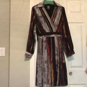 Multicoloured women’s midi dress